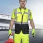 Ardon H5914 Signal Hi-Viz Hesje Met Rits | Geel/Zwart | op model