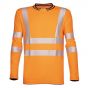 Ardon H5927 Hi-Viz T-shirt Lange Mouwen Signal | Oranje | vooraanzicht