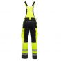 Ardon H5934 Signal+ Hi-Viz Amerikaanse Overall | Geel/Zwart | achteraanzicht