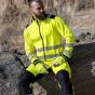 Ardon H5956 Signal Hi-Viz Sweatvest | Geel/Zwart | op model