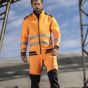 Ardon H5967 Signal Hi-Viz Sweatvest | Oranje/Zwart | op model