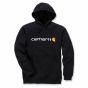 Carhartt 100074 Loose Fit Midweight Logo Graphic Sweatshirt | Zwart | vooraanzicht