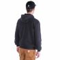 Carhartt 100074 Loose Fit Midweight Logo Graphic Sweatshirt | Carbon Heather | model achteraanzicht