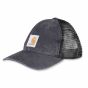 Carhartt 100286 Mesh-Back Cap | Zwart | vooraanzicht