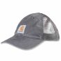 Carhartt 100286 Mesh-Back Cap | Gravel | vooraanzicht