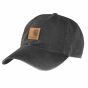 Carhartt 100289 Odessa Canvas Cap | Zwart | vooraanzicht