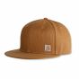 Carhartt 101604 Firm Duck Flat Brim Cap | Carhartt Brown | vooraanzicht