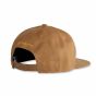 Carhartt 101604 Firm Duck Flat Brim Cap | Carhartt Brown | achteraanzicht