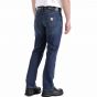 Carhartt 102804 Rugged Flex™ Relaxed Fit 5 Pocket Jean | Superior (Navy) | model achteraanzicht