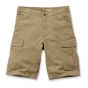 Carhartt Rugged Flex™ Canvas Cargo Short | Dark Khaki | vooraanzicht