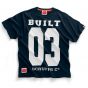 Scruffs Built 03 T-shirt | Navy | vooraanzicht