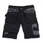 Scruffs Trade Shorts | Zwart | vooraanzicht