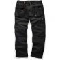 Scruffs Worker Plus Trouser | Zwart | vooraanzicht