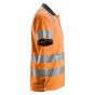 Snickers Workwear 2730 High-Vis Polo Shirt Klasse 2 | SKU 273055| Oranje | zijzijde rechts