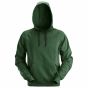 Snickers 2800 Hoodie | Groen | vooraanzicht