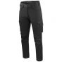 Texstar FP38 Duty Stretch Pants | Zwart | driekwartsaanzicht