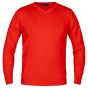 Texstar PL01 Pullover V-hals | Rood | vooraanzicht