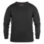 Texstar PL01 Pullover V-hals | Zwart | vooraanzicht