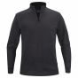 Texstar SW18 Crew Half Zip Sweater | Zwart | vooraanzicht