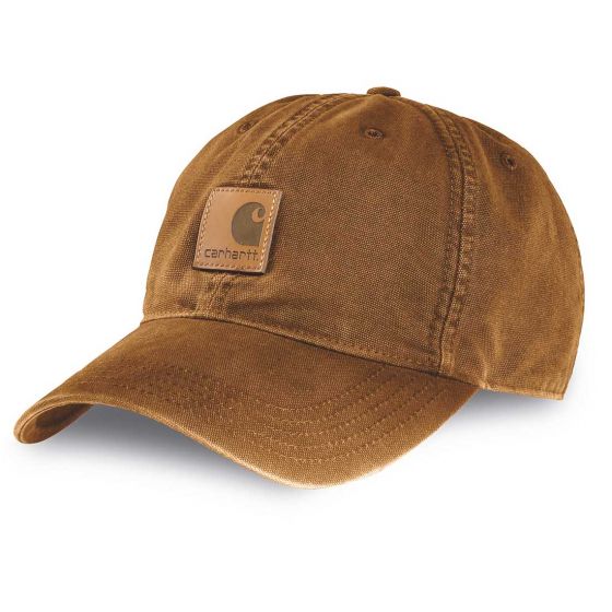 Carhartt 100289 Odessa Canvas Cap | Bruin | vooraanzicht