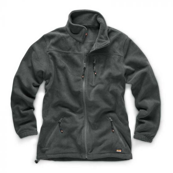 Scruffs Worker Fleece | Grijs | vooraanzicht