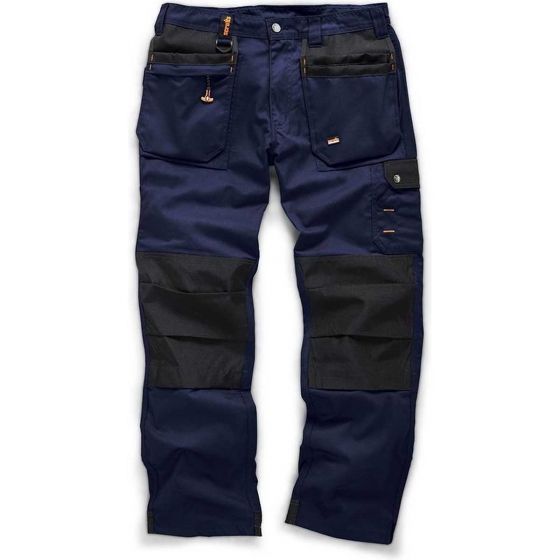 Scruffs Worker Plus Trouser | Navy | vooraanzicht