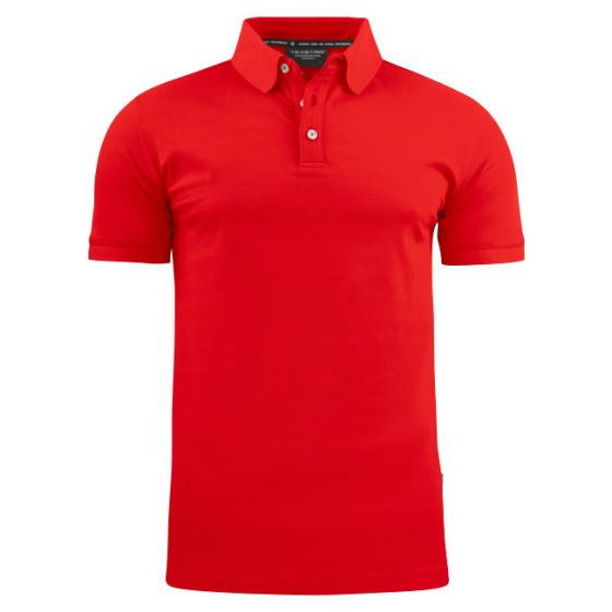 Texstar PS11 Pique Stretch Polo | Rood | vooraanzicht