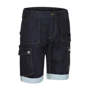 North Ways Bolt Korte Werkbroek | Denim | Sku 1282 | Driekwartsaanzicht