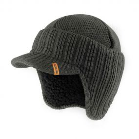 Scruffs Peaked Beanie - Grijs| vooraanzicht