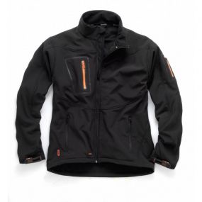 Scruffs Trade Softshell - vooraanzicht | Boudo, veilig & comfortabel werken