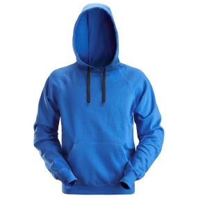 Snickers 2800 Hoodie | Blauw | vooraanzicht