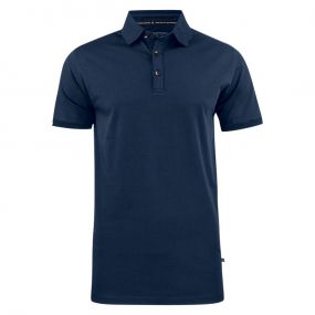 Texstar PS20 Pique Bamboo Polo | Navy | vooraanzicht