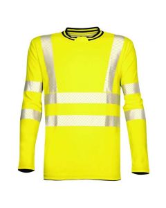 Ardon H5926 Hi-Viz T-shirt Lange Mouwen Signal | Geel | vooraanzicht