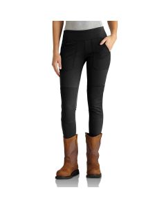 Carhartt 102482 Force™ Fitted Utility Legging | zwart | model vooraanzicht