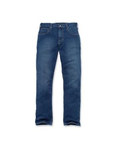 Carhartt 102804 Rugged Flex™ Relaxed Fit 5 Pocket Jean | Coldwater (Blauw) | vooraanzicht