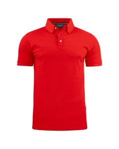 Texstar PS11 Pique Stretch Polo | Rood | vooraanzicht