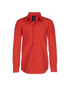 Texstar SH19 Dress Shirt | Rood | vooraanzicht